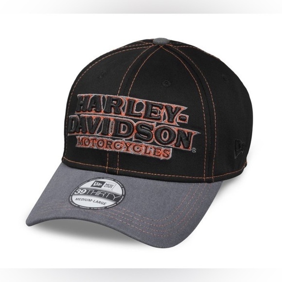 Harley-Davidson Other - New Harley Davidson Colorblocked Fitted 39THIRTY Basbeall Hat medium large